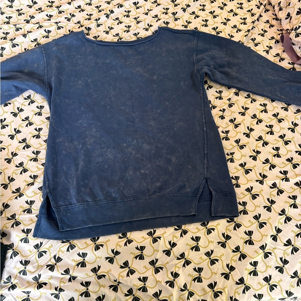 Rebellious One Navy Women's Crew Neck Sweater
